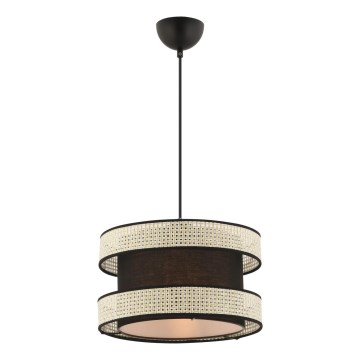 Lampadario HALO 1xE27/60W/230V nero/crema