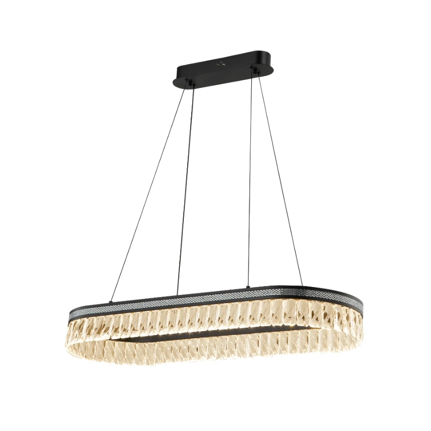Lampadario LED dimmerabile in cristallo sospeso su cavo THALIA LED/50W/230V 3000-6000K + telecomando