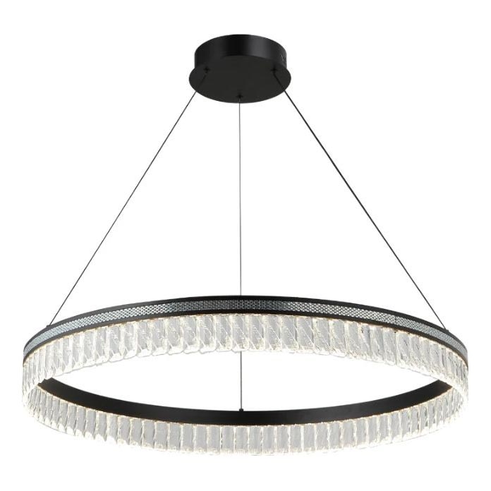 Lampadario in cristallo dimmerabile a sospensione su cavo THALIA LED/55W/230V 3000-6000K Ø 80 cm + telecomando