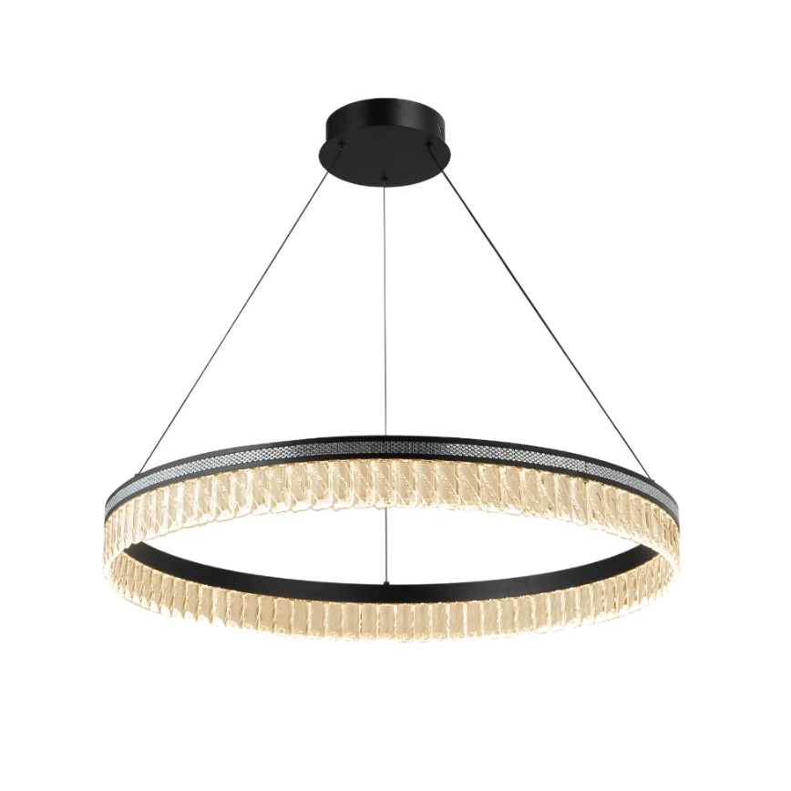 Lampadario in cristallo dimmerabile a sospensione su cavo THALIA LED/55W/230V 3000-6000K Ø 80 cm + telecomando