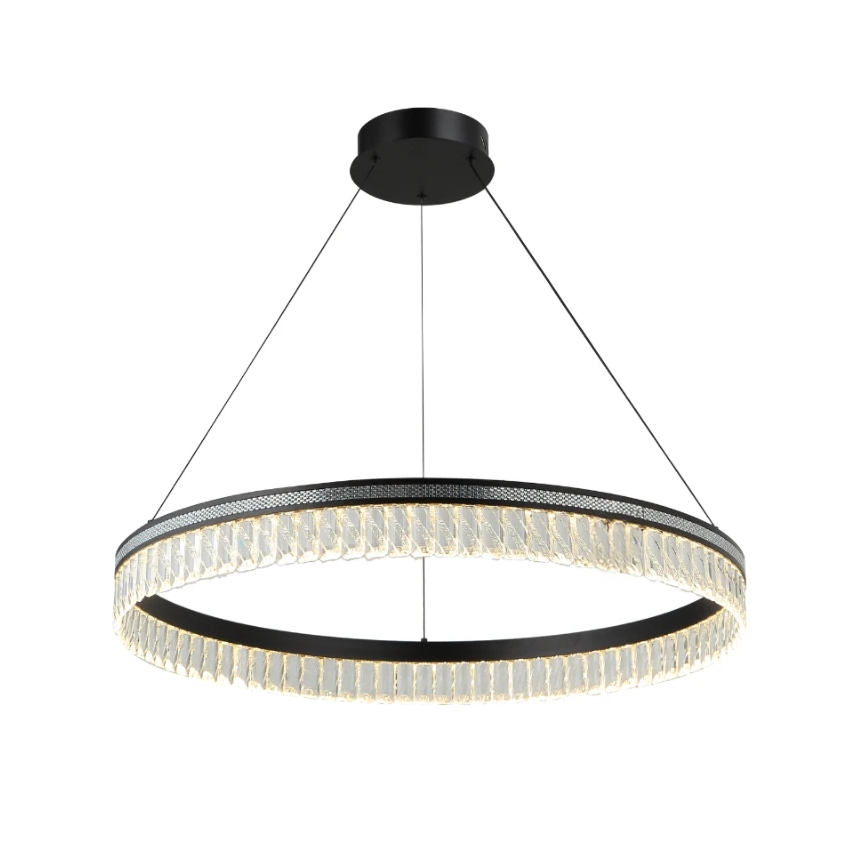 Lampadario in cristallo dimmerabile a sospensione su cavo THALIA LED/55W/230V 3000-6000K Ø 80 cm + telecomando