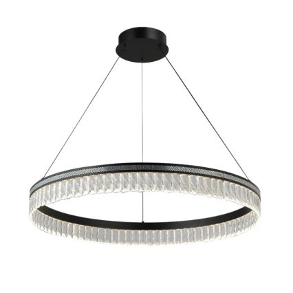 Lampadario in cristallo dimmerabile a sospensione su cavo THALIA LED/55W/230V 3000-6000K Ø 80 cm + telecomando