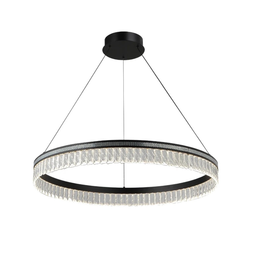Lampadario in cristallo dimmerabile a sospensione su cavo THALIA LED/55W/230V 3000-6000K Ø 80 cm + telecomando