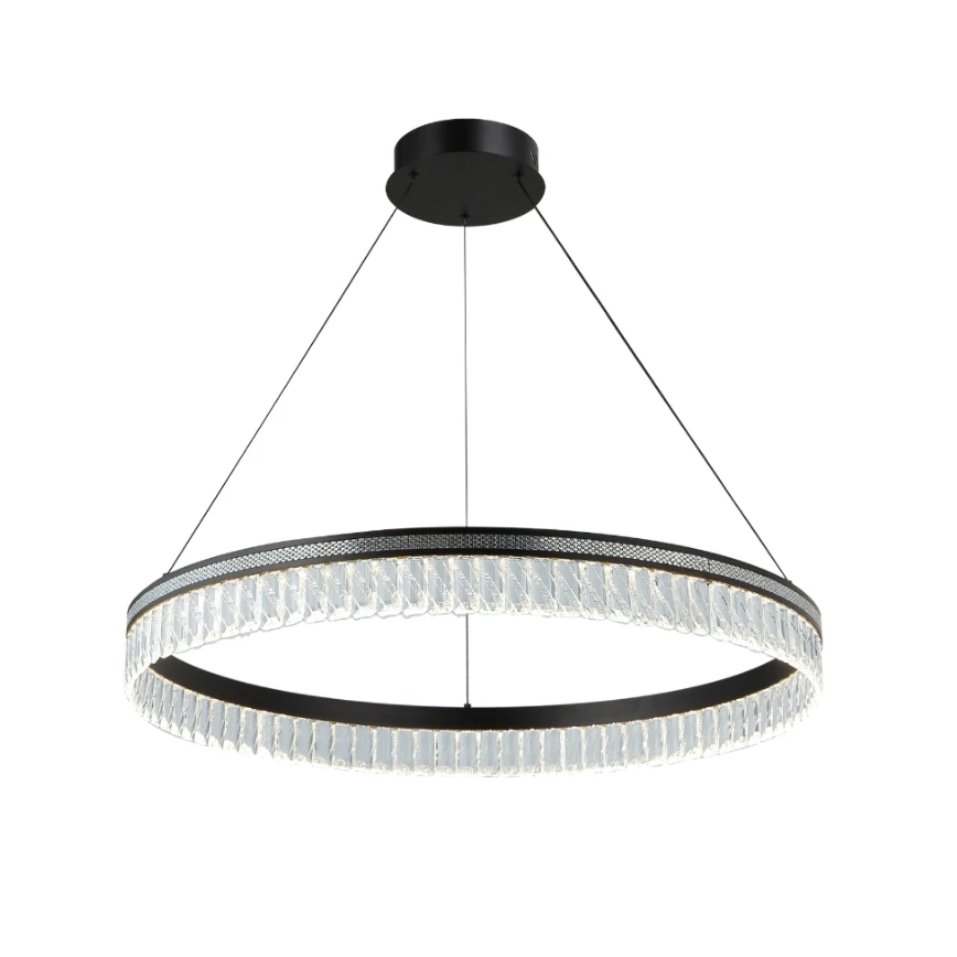 Lampadario in cristallo dimmerabile a sospensione su cavo THALIA LED/55W/230V 3000-6000K Ø 80 cm + telecomando