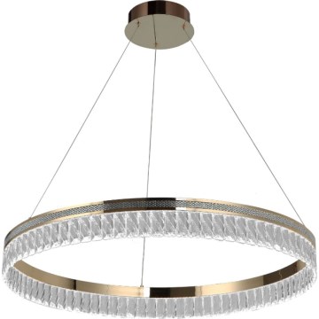 Lampadario in cristallo LED dimmerabile a sospensione con cavo THALIA LED/55W/230V 3000-6000K Ø 80 cm + telecomando