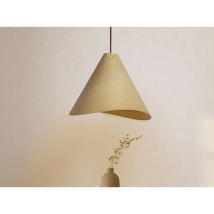 Lampadario in legno con cavo 1xE27/60W/230V Ø 45 cm massello/rovere/hevea
