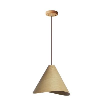 Lampadario in legno con cavo 1xE27/60W/230V Ø 45 cm massello/rovere/hevea