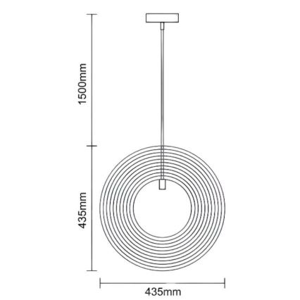 Lampadario in legno su cavo 1xE27/60W/230V Ø 43,5 cm massello/impiallacciato/faggio/legno di hevea
