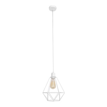 Lampadario KARO 1xE27/15W/230V bianco