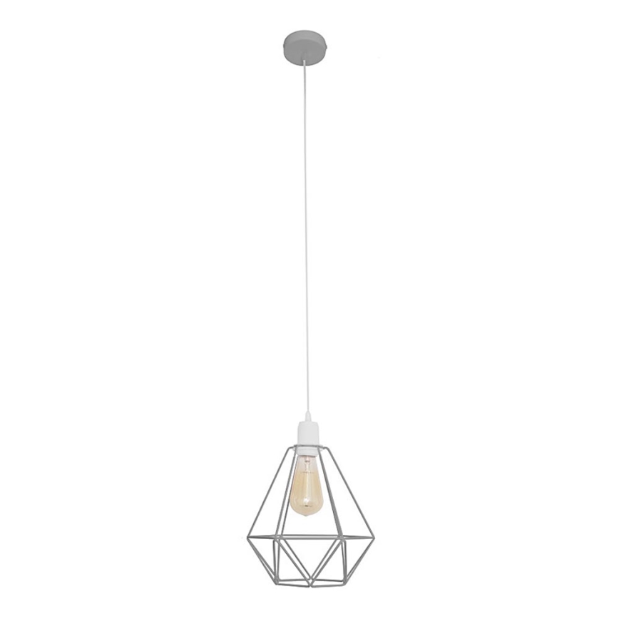 Lampadario KARO 1xE27/15W/230V grigio