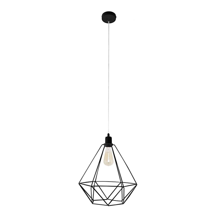 Lampadario KARO LARGE 1xE27/15W/230V nero