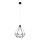 Lampadario KARO LARGE 1xE27/15W/230V nero
