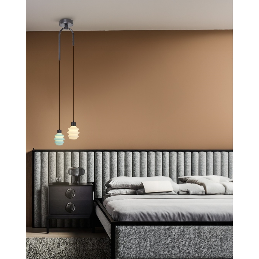 Lampadario LED a cavo CACTUS LED/6W/230V 3000K verde/bianco