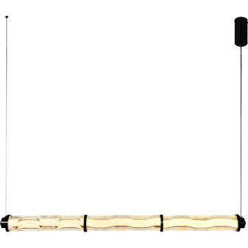 Lampadario LED a cavo CORTE LED/25W/230V nero
