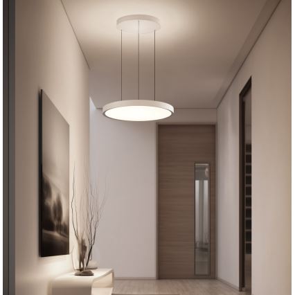 Lampadario LED a cavo DENVER LED/76W/230V beige