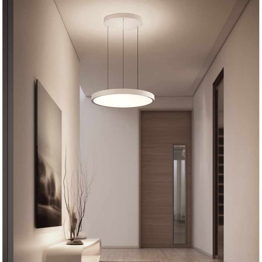 Lampadario LED a cavo DENVER LED/76W/230V beige
