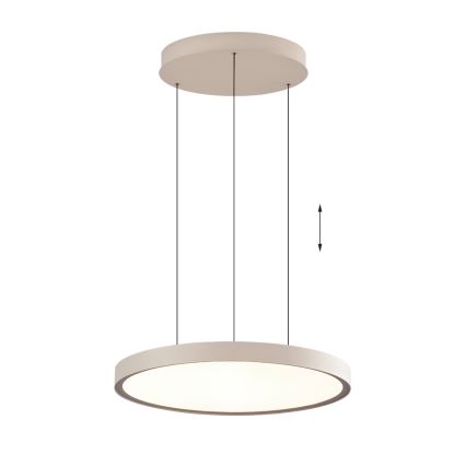 Lampadario LED a cavo DENVER LED/76W/230V beige