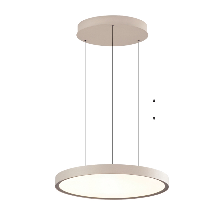 Lampadario LED a cavo DENVER LED/76W/230V beige