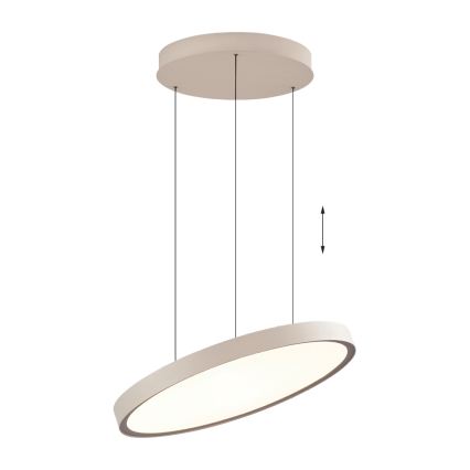 Lampadario LED a cavo DENVER LED/76W/230V beige