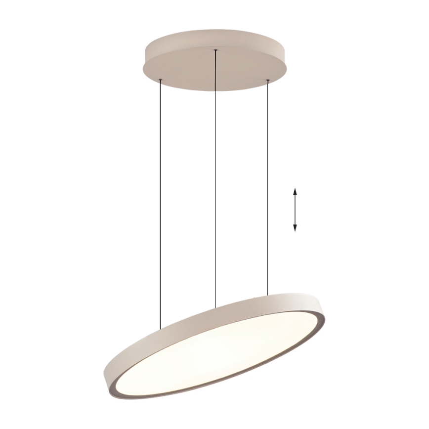 Lampadario LED a cavo DENVER LED/76W/230V beige