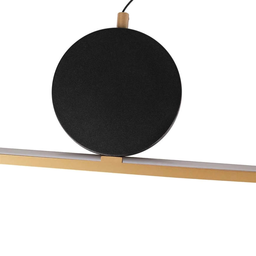 Lampadario LED a cavo FLORENTYNA LED/48W/230V 4000K dorato/nero