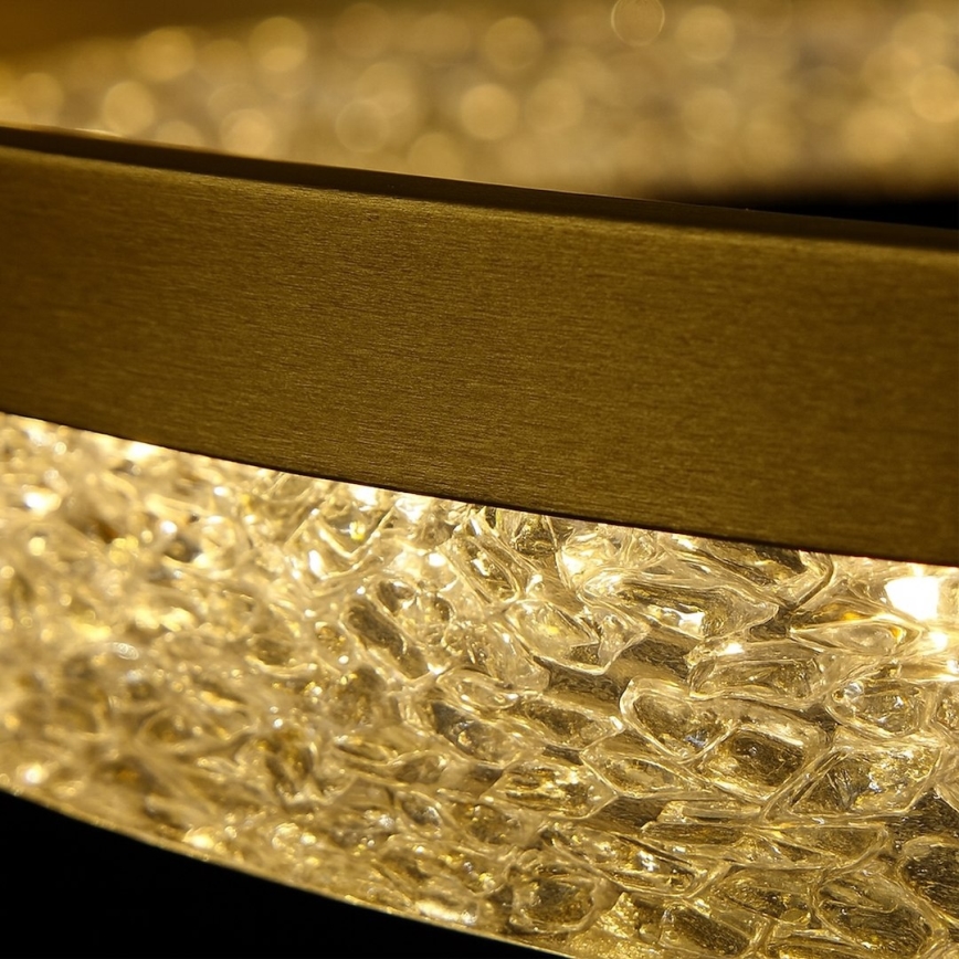 Lampadario LED a cavo GALA LED/54W/230V, diametro 60 cm, finitura dorata