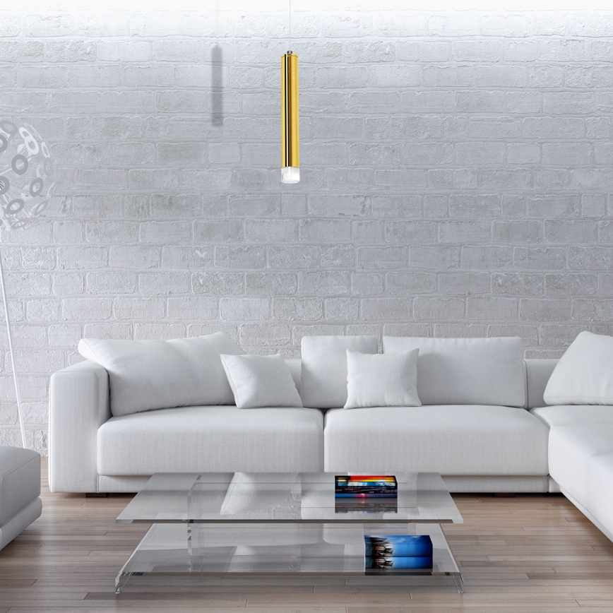 Lampadario LED a cavo GOLDIE LED/5W/230V dorato