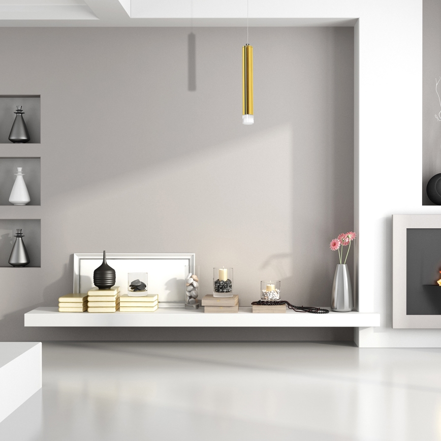 Lampadario LED a cavo GOLDIE LED/5W/230V dorato