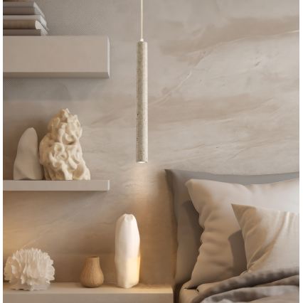 Lampadario LED a cavo LEONARD LED/7W/230V beige