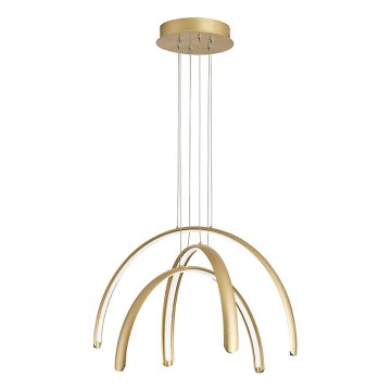 Lampadario LED a cavo MEGAN LED/41W/230V dorato