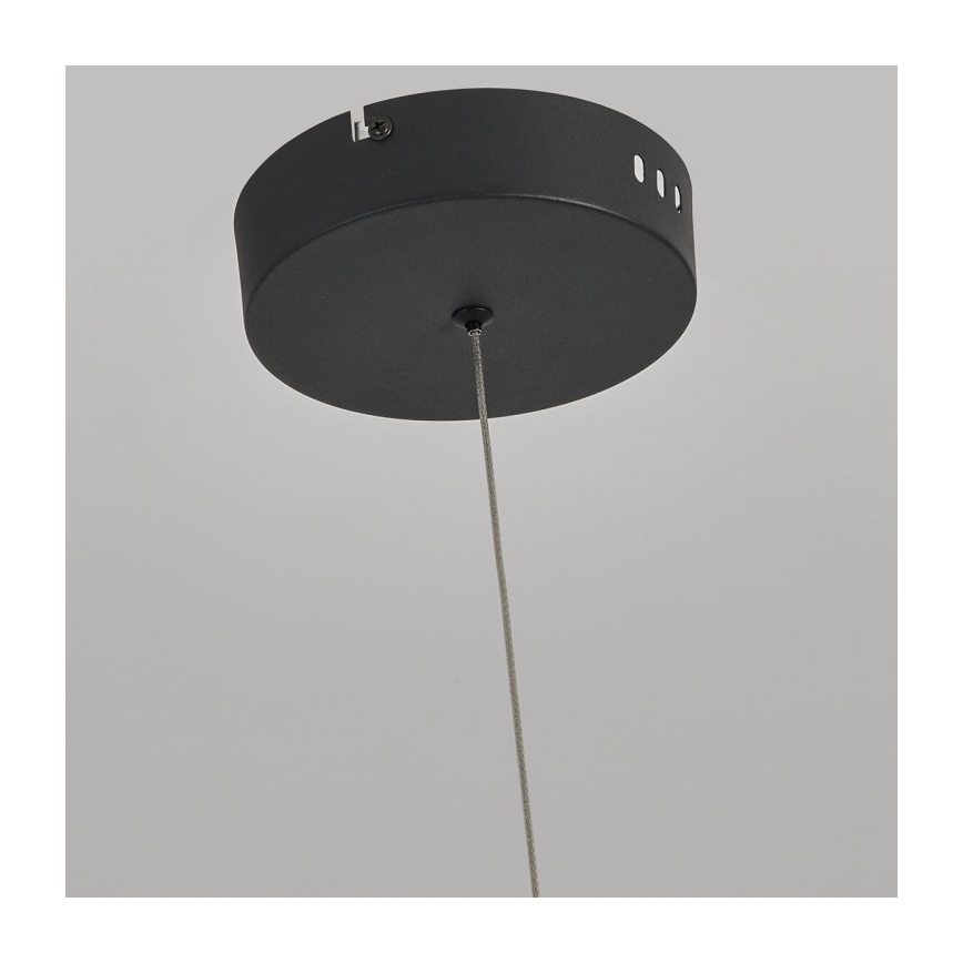 Lampadario LED a cavo MELECA LED/36W/230V 3000/4000/6000K 160 cm nero
