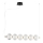 Lampadario LED a cavo PELLUCID LED/23W/230V oro/trasparente