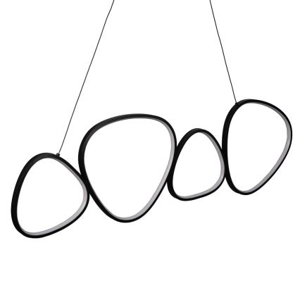 Lampadario LED a cavo PETRA LED/48W/230V 4000K nero