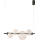 Lampadario LED a cavo PLAYA LED/12W/230V nero