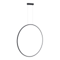 Lampadario LED a cavo SATURNO LED/46W/230V diam. 80 cm IP44 antracite