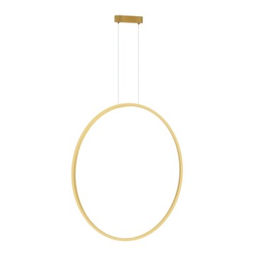 Lampadario LED a cavo SATURNO LED/46W/230V diam. 80 cm IP44 oro