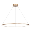 Lampadario LED a cavo SATURNO LED/57W/230V Ø 100 cm IP44 oro