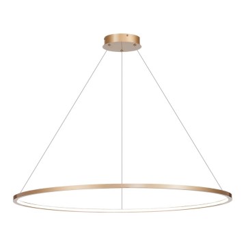 Lampadario LED a cavo SATURNO LED/65W/230V diam. 120 cm IP44 oro