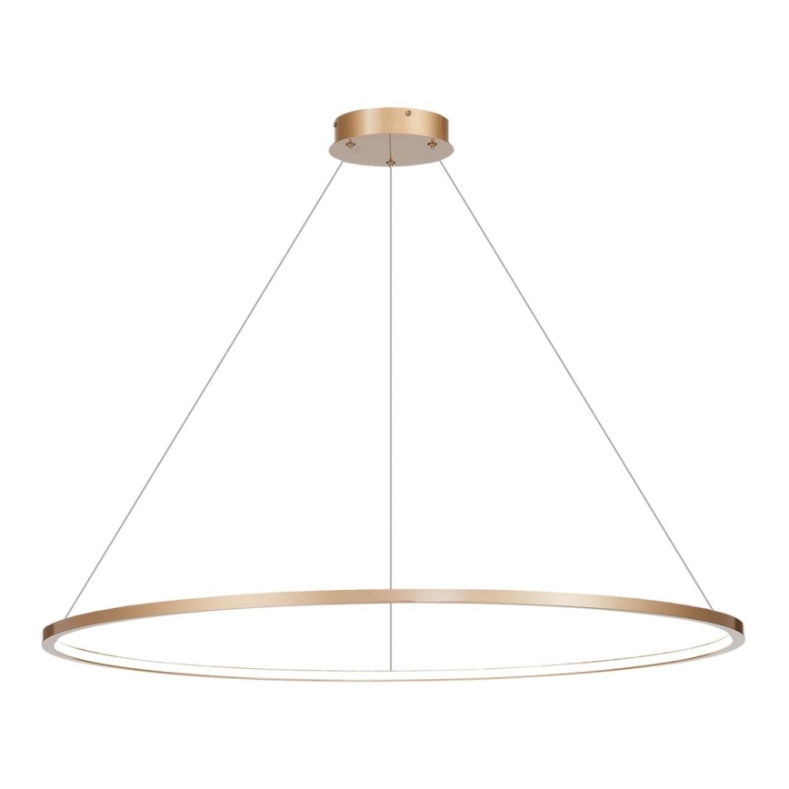 Lampadario LED a cavo SATURNO LED/65W/230V diam. 120 cm IP44 oro