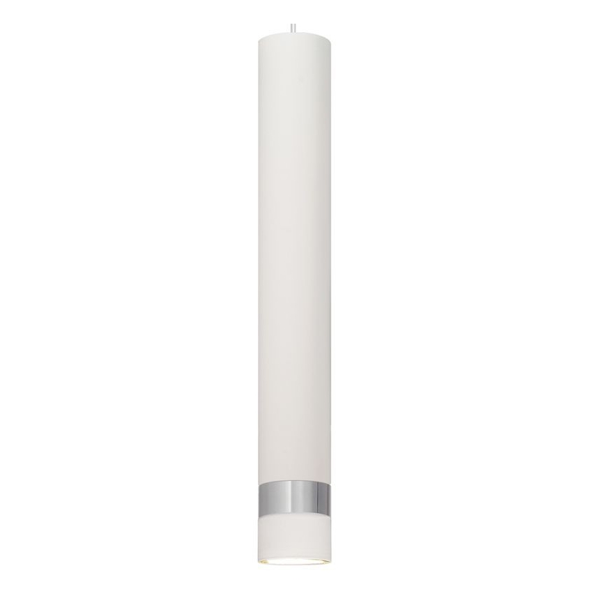 Lampadario LED a cavo TUBA 3xGU10/4,8W/230V bianco/cromo lucido