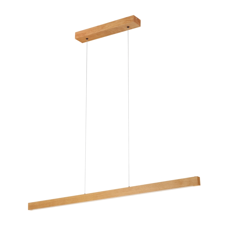 Lampadario LED a cavo VERDE LED/18W/230V 3000K 106 cm rovere