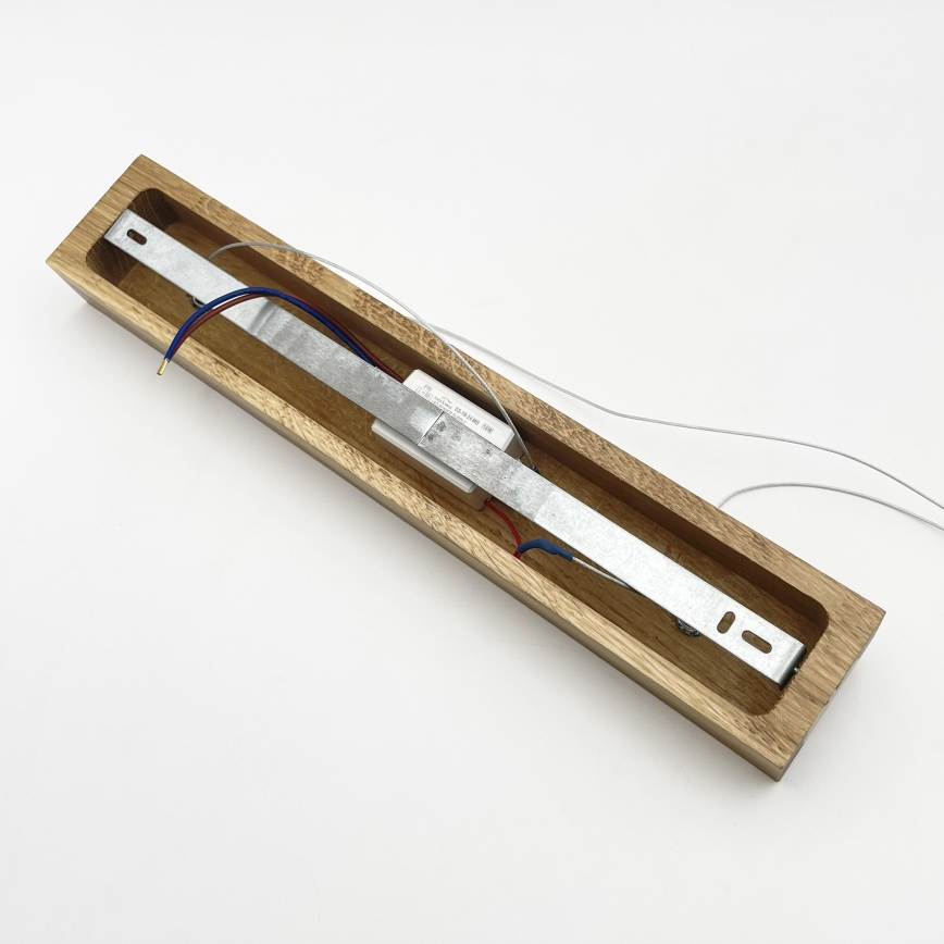 Lampadario LED a cavo VERDE LED/18W/230V 3000K 106 cm rovere