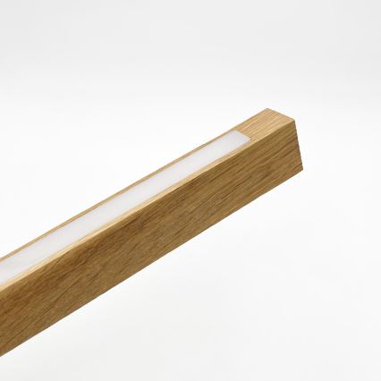 Lampadario LED a cavo VERDE LED/18W/230V 3000K 106 cm rovere