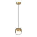 Lampadario LED a cavo ZIREA LED/7W/230V, dorato