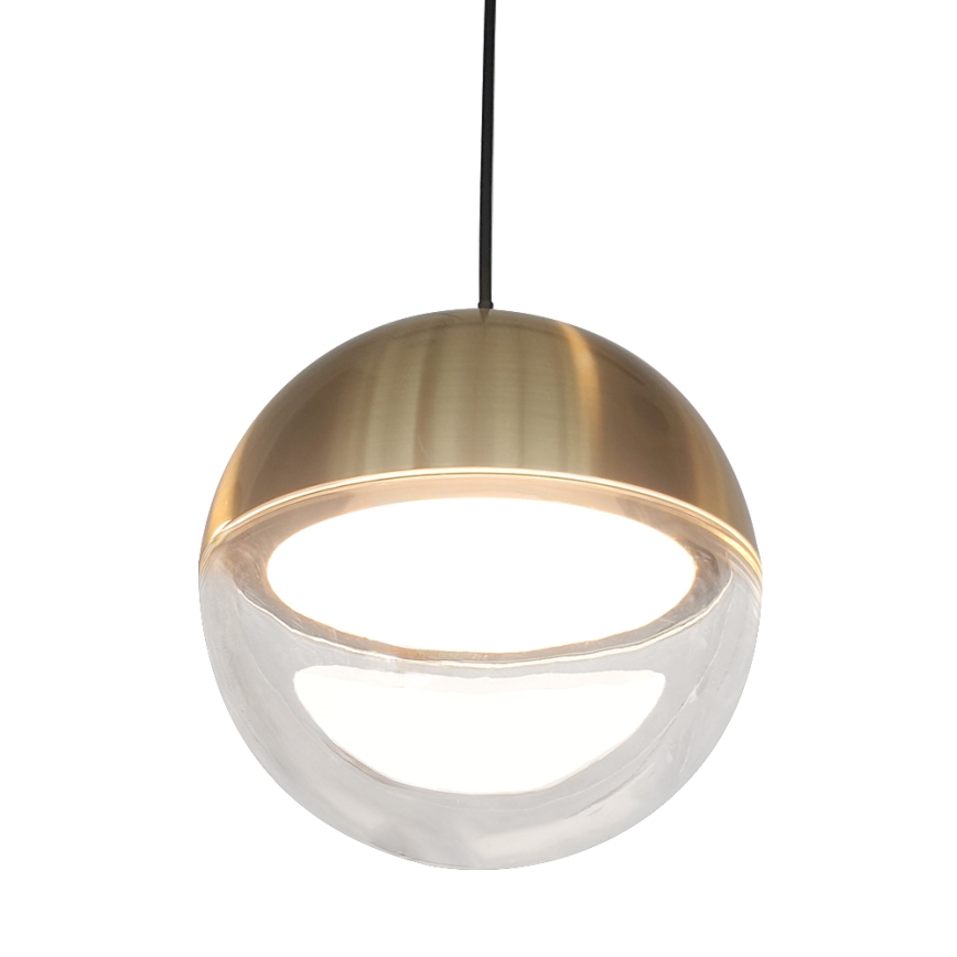 Lampadario LED a cavo ZIREA LED/7W/230V, dorato