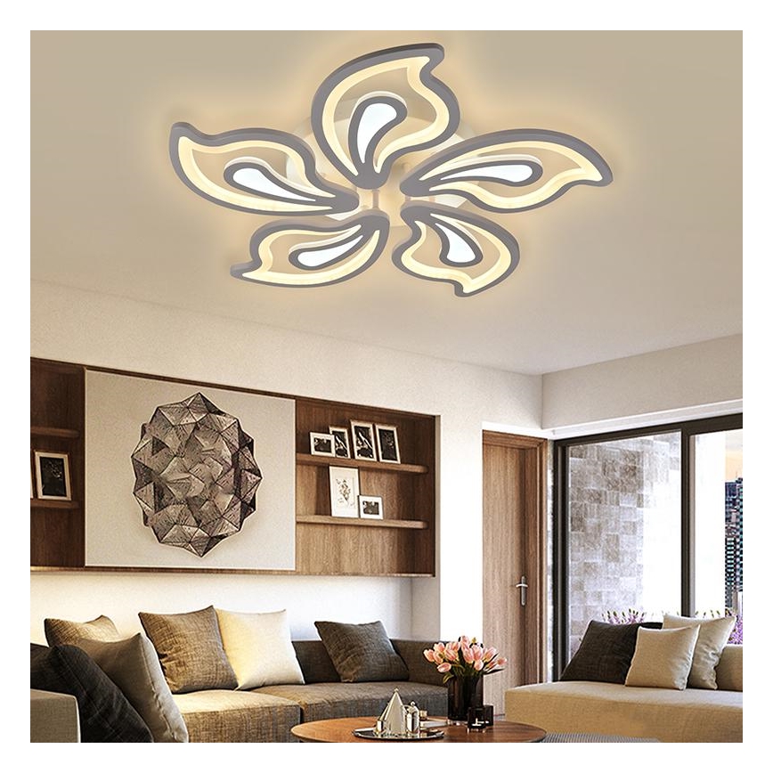 Lampadario LED a plafone dimmerabile LED/125W/230V 3000-6500K + telecomando