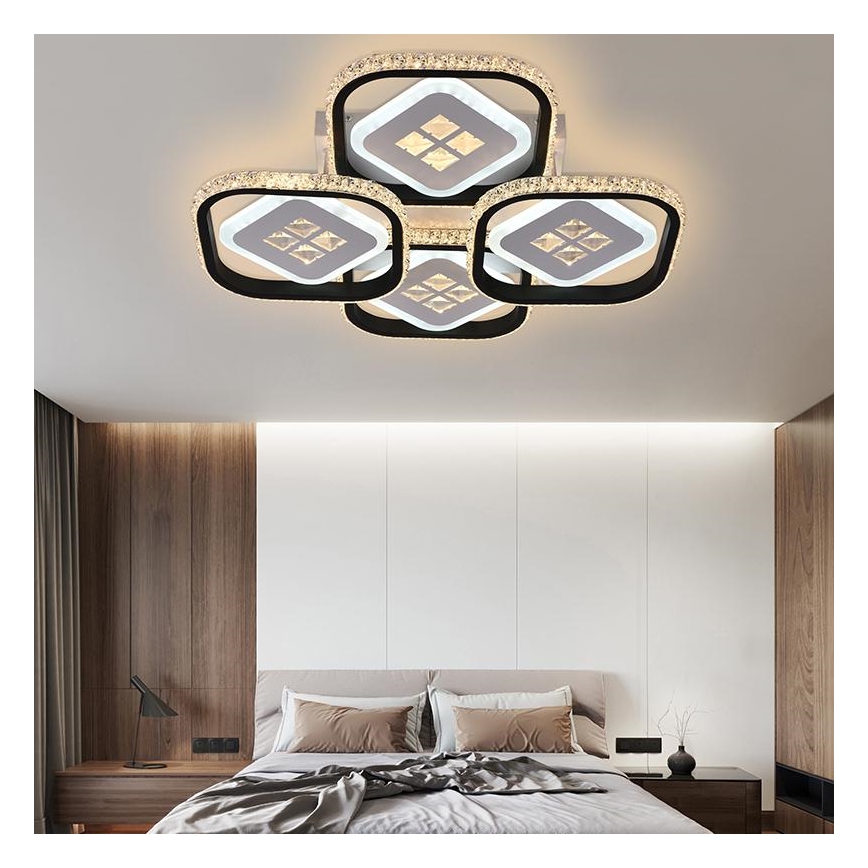 Lampadario LED a plafone dimmerabile LED/130W/230V 3000-6500K + telecomando
