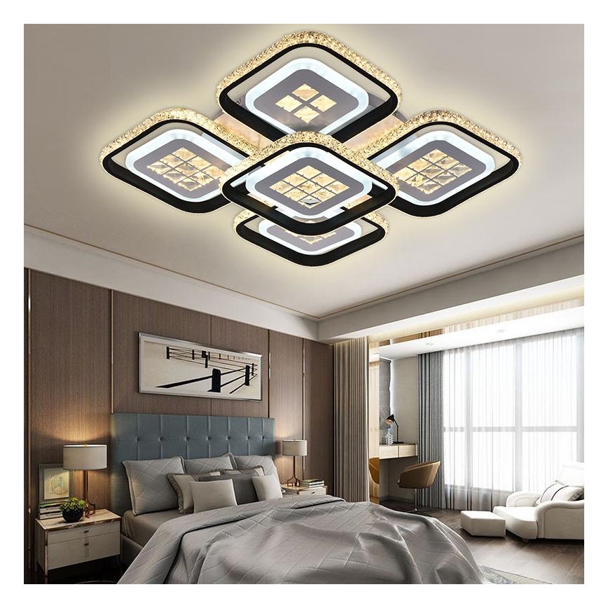 Lampadario LED a plafone dimmerabile LED/180W/230V 3000-6500K + telecomando
