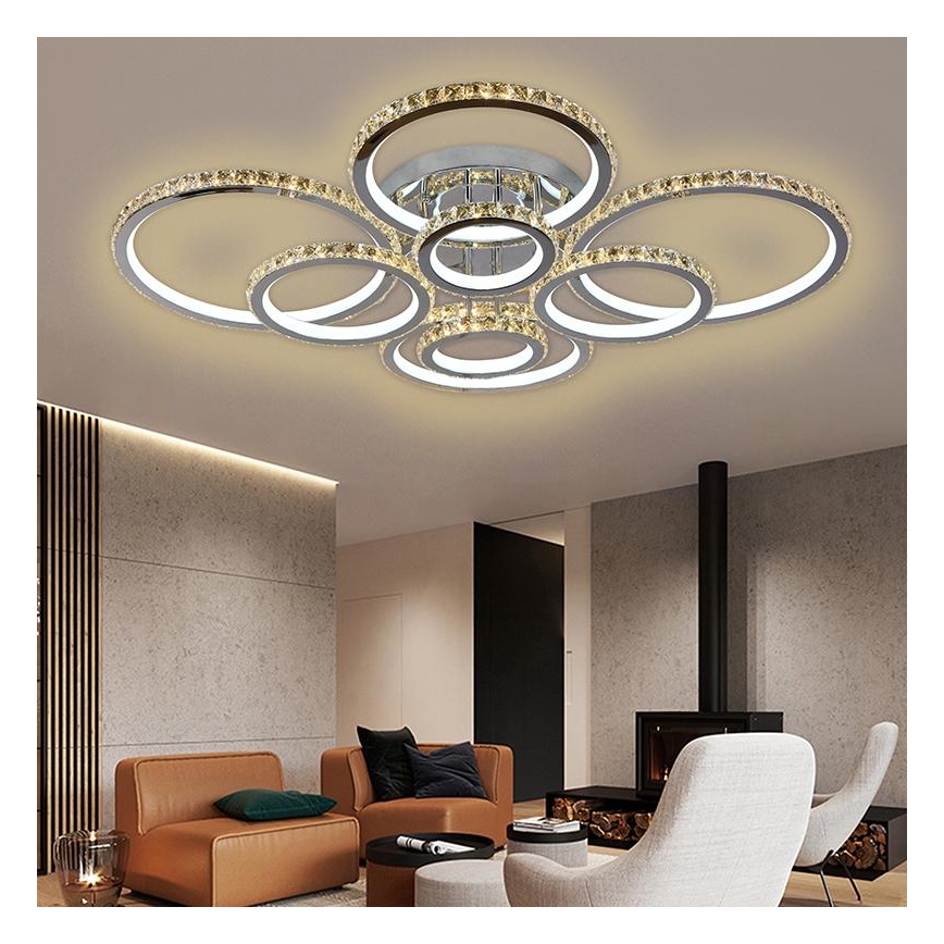 Lampadario LED a plafone dimmerabile LED/315W/230V 3000-6500K + telecomando