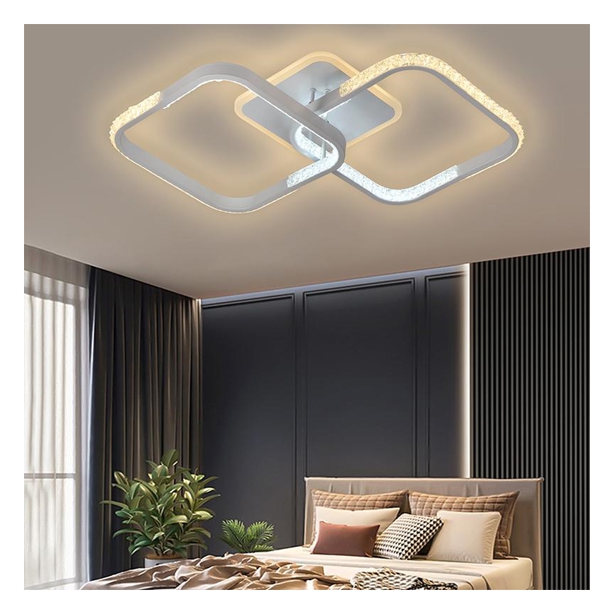 Lampadario LED a plafone dimmerabile LED/55W/230V 3000-6500K + telecomando